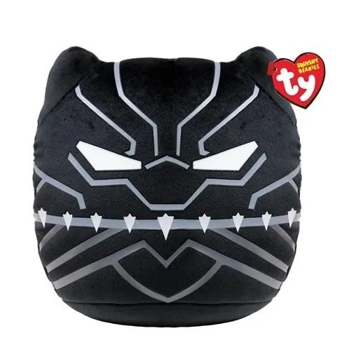 Ty Marvel Black Panther Squishy groß 35 cm - Flauschiges Kissen für Kinder, ideal zum Kuscheln und Spielen
