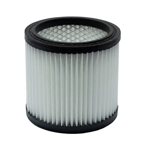 1x Faltenfilter mit Innengitter passend für Parkside Aschesauger PAS 500 A1, B1, D2, D3, PASK 18/7C, 18/8C, 18/9 C, Ersatzfilter Lamellenfilter Filter