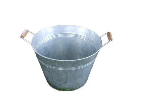 Eimer Silber von Deko-Impression