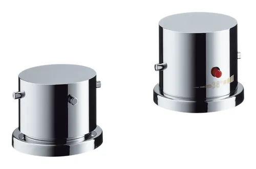 Axor Starck 2-Loch Wannenrandarmatur mit Thermostat