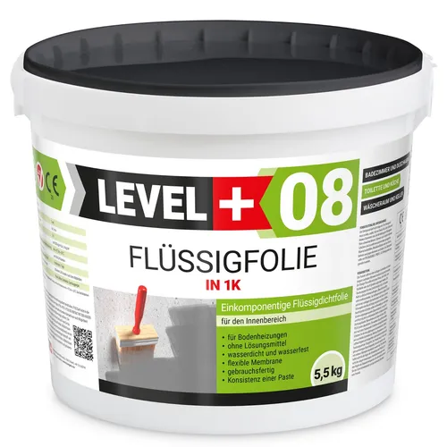 Flüssigfolie 5,5kg Dichtfolie Profi Abdichtung Bad Dusche Küche Wasserdicht RM08