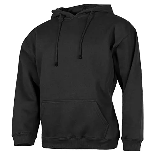 MFH Pro Company Sweatshirt mit Kapuze - Schwarz XXL - Kapuzenpullover für Herren, komfortabel und warm mit verstellbarer Kapuze und Kängurutasche, ideal für Freizeit und Sport.
