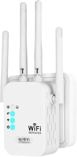 WLAN-Verstärker 1200 Mbit/s Dualband Repeater mit 4 Antennen