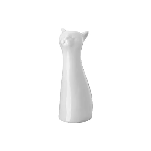 Hutschenreuther Katzen Vase 20 cm - Porzellan Vase mit Katzenmotiv, 20 cm hoch – ein elegantes Deko-Highlight für Tierliebhaber in jedem Raum.
