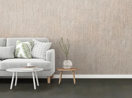 Kork Wandfliese DECODALLE Parallel white, 600 x 300 mm - Hochwertige Kork-Paneele mit PARAWAX-Oberfläche, ideal für kreative Wandgestaltungen. Leicht zu verarbeiten und nachhaltig, perfekt für jedes Wohnambiente.
