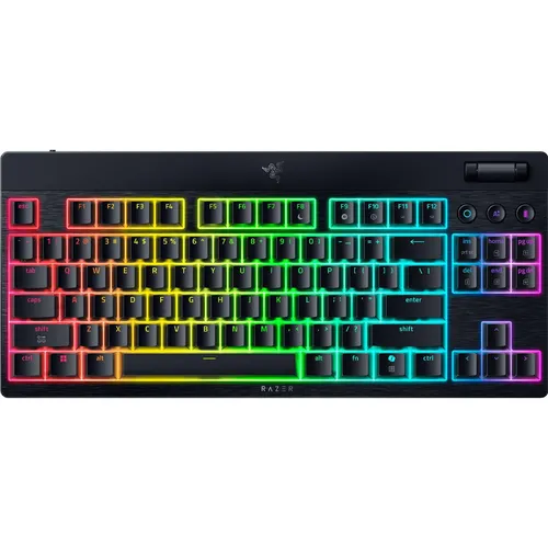 Razer BlackWidow V4 Low-profile Tenkeyless HyperSpeed (USA, Kabelgebunden, Kabellos) (RZ03-05450700-R3M1)