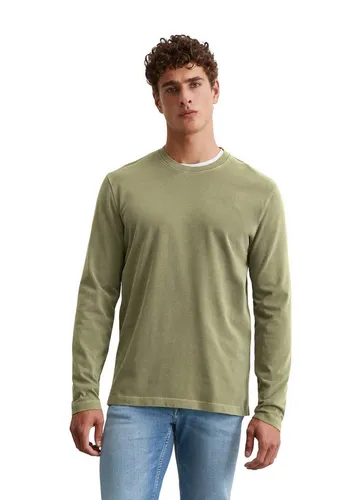 Marc O'Polo Langarmshirt aus Organic Cotton in Olive, XS - Herren-Shirt aus 100% Organic Cotton, nachhaltig und bequem, ideal für den Alltag.