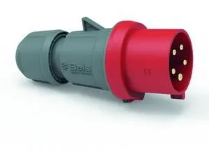 Bals Stecker INNOLINQ QC-Anschlusstechnik, 32A, 5p, 400V, 6h, IP54, rot (201)