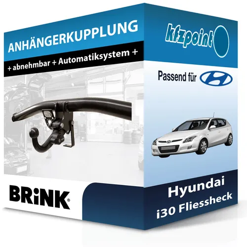 Produktbild BRINK Abnehmbare Anhängekupplung für Hyundai i30 (07-12)