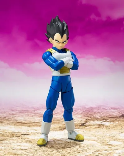Dragon Ball Daima S.H. Figuarts Vegeta 14 cm - Bandai Tamashii Nations - Action- & Spielfiguren, detailgetreu und beweglich für spektakuläre Sammlerstücke und kreative Spielmöglichkeiten.