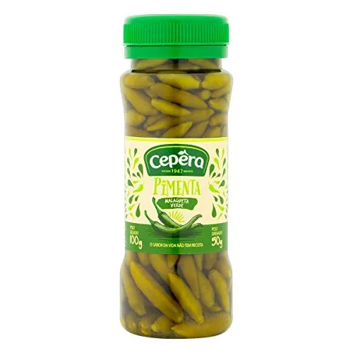 Pimenta Malagueta Verde - 50gr von Cepêra