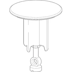 Hansa Stopfen Ablaufgarnitur 59902021 d 63 mm chr