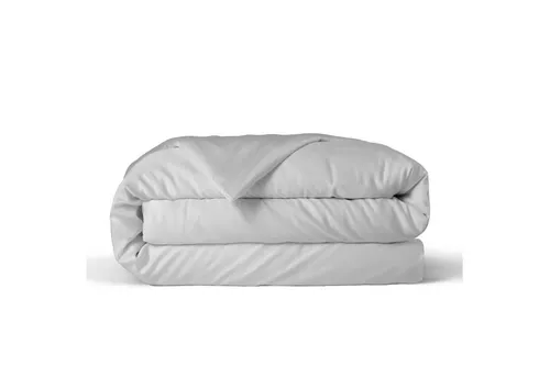 twenty:three® Bettbezug Lyocell Light Gray - Atmungsaktiv & Ultraweich - Bettdeckenbezüge aus 100% Lyocellfaser (TENCEL™) für schweißfreie Nächte. Nachhaltig aus Eukalyptusholz, hergestellt in Portugal, mit Reißverschluss für einfachen Bezug.