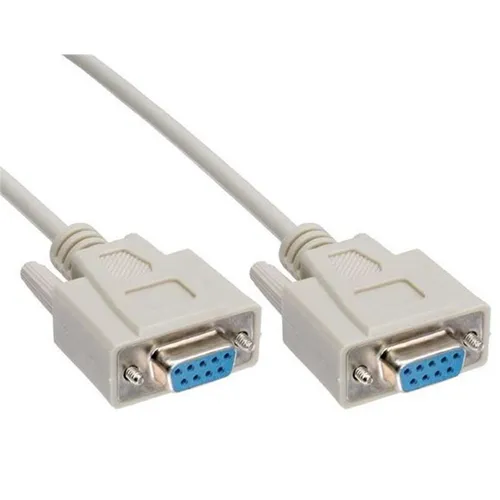 Serielles Kabel SubD 9 Buchse auf SubD 9 Buchse 5m Kabel 9-polig vergossen