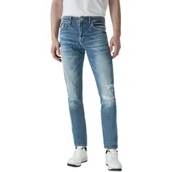 LTB Herren Jeans Joshua Slim Fit Adona Wash 53609 - Slim Fit Jeans für Herren mit tiefer Leibhöhe, ideal für sportliche Outfits und Freizeitlooks. Einzigartige Waschung sorgt für individuelle Abnutzungserscheinungen und hohen Tragekomfort.