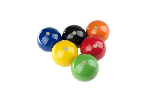GICO Spielzeug-Gartenset Krocket Ersatzkugeln Ø 80 mm - Spielzeug-Gartensets für Krocketspiele, 6 stabile MDF Holz-Kugeln (Ø 80 mm) ideal für Gartenpartys mit Familie und Freunden.