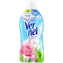 Henkel AG & Co. KGaA Vernel Wild-Rose Weichspüler , Konzentrat mit natürlichen Rosen-Essenzen, 1,8 Liter - Flasche 433500
