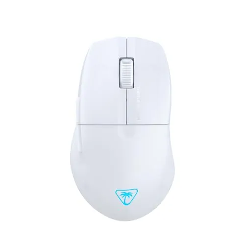 Turtle Beach Pure Air Ultraleicht Kabellos Gaming-Maus - Weiß TBM-1102-15 - Mäuse mit ultraleichtem Design von nur 54 g für minimalen Ermüdung, ideal für lange Gaming-Sessions. Mit Dual-Wireless-System und bis zu 125 Stunden Akkulaufzeit.