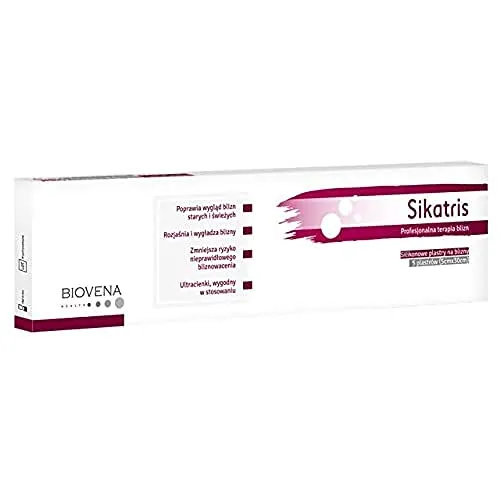 Sikatris Silikonscheiben Für jede Art Narben 5cm x 30cm 5 Stück