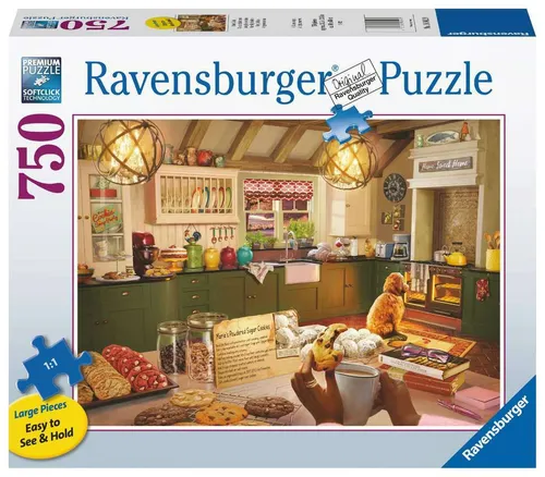Puzzle 750 Gemütliche Küche - Spiel- & Puzzelmatten, ideal für entspannendes Spielen und fördert die Kreativität in der gemütlichen Küche.