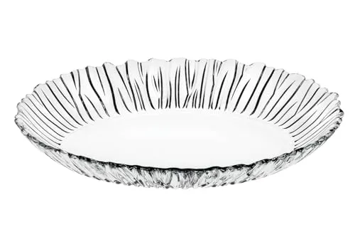 Pasabahce Aurora Oval Deko & Servierplatte - Einzel in weiß von Pasabahçe