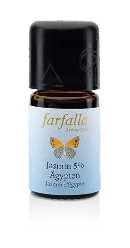 Ätherisches Öl Jasmin Ägypten 5% (95% Alk.) Absolue von Farfalla