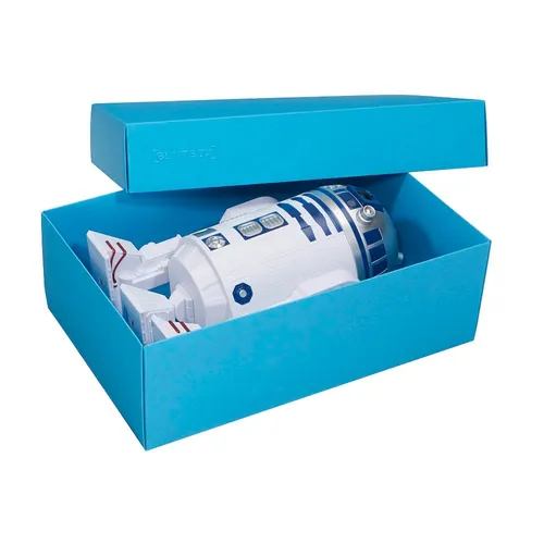 BUNTBOX XL Geschenkboxen 8,6 l blau 34,0 x 22,0 x 11,5 cm in blau von BUNTBOX