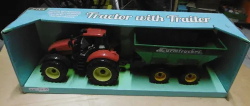 Traktor mit Anhänger und Sound