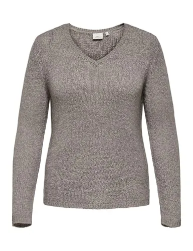 V-Ausschnitt-Pullover 