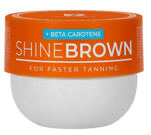 BYROKKO Shine Brown Beta Carotene Sonnencreme 210 ml - Selbstbräunungs-Cremes, sorgt für eine gesunde Bräune und spendet der Haut Feuchtigkeit, ideal für eine optimale Pre-Sun Pflege.