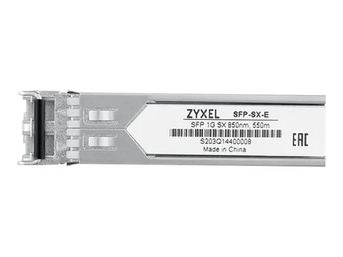 ZyXEL SFP-SX-E - SFP (Mini-GBIC)-Transceiver-Modul - 1GbE - 1000Base-SX - LC Multi-Mode - bis zu 550 m - 850 nm (Packung mit 10) (SFP-SX-E-ZZBD01F)