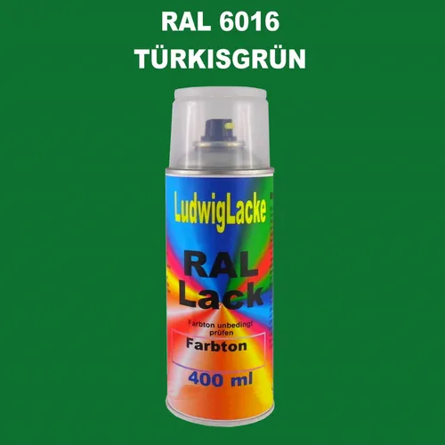 Ral Spraydose 6016 Türkisgrün 400ml glänzend Buntlack Decolack Farbenspray