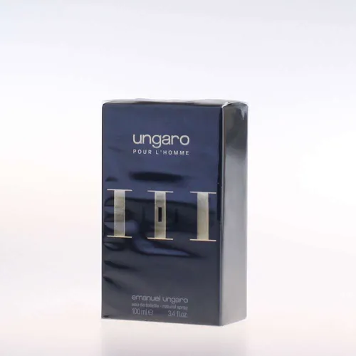 Emanuel Ungaro Homme III Eau de Toilette 100 ml – Eleganter Herrenduft - Entdecken Sie den zeitlosen Herrenparfüm Emanuel Ungaro Homme III, ein aromatischer Duft mit frischen Zitrusnoten und holzigen Akzenten. Ideal für stilbewusste Männer, die Eleganz und Charisma schätzen.