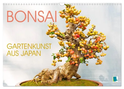 Calvendo Wandkalender 2026: Gartenkunst aus Japan - Bonsai - Entdecken Sie die Ästhetik der Miniaturbäume in diesem stilvollen Wandkalender. 14 Seiten voller Inspiration für Gartenliebhaber und Naturfreunde.