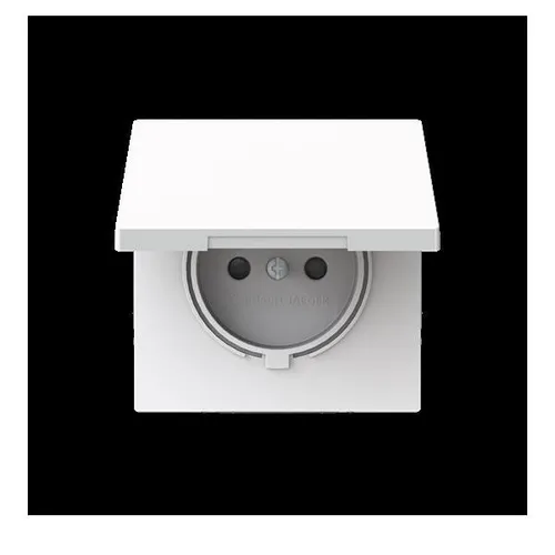 Busch-Jaeger Steckdosen Schwarz von Busch-Jaeger Steckdose Steckdosen Abdeckung