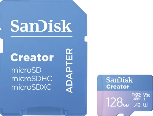 SDSQXAA128GGN6MS - microSDXC-Speicherkarte 128GB, SanDisk Creator