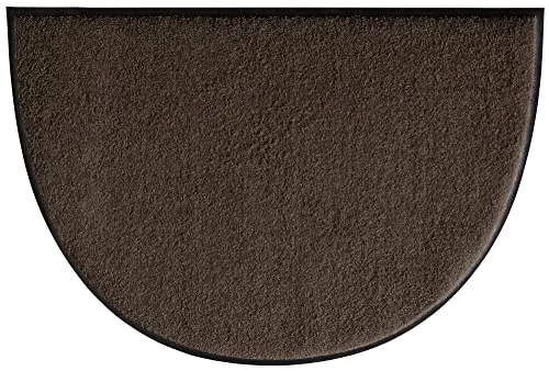 Erwin Müller Fußmatte Mainz – Rutschfeste Schmutzfangmatte in Uni Braun, 60x85 cm - Fußmatte für Innen- und geschützten Außenbereich, pflegeleicht und für Fußbodenheizung geeignet – sorgt für Sauberkeit und Sicherheit in jedem Zuhause.