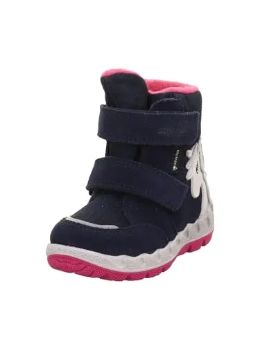 Superfit Boots ICEBIRD - Wasserdichte Kinderstiefel in Blau - Stiefel für aktive Kinder, wasserdicht und atmungsaktiv. Hoher Schaft sorgt für Stabilität und Halt beim Spielen und Entdecken.