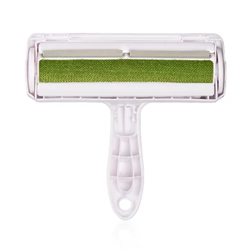 FinoPet XL Fusselrolle Tierhaarentfernung durch Fusselroller selbstreinigende Fusselbürste praktischer und wiederverwendbarer Flusenroller Katzenhaar Hundehaar Krümel Fussel Flusen Schmutzentfernung