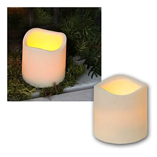 Star Trading LED-Leuchtkerze aus Kunststoff, flackernd