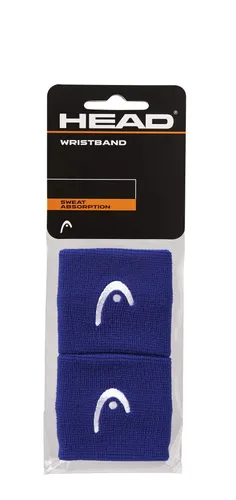Head Schweissband Handgelenk Logo blau - 2 Stück von HEAD
