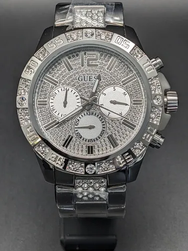 Guess MAJESTIC GW0796G1 Multifunktionsuhr in silber von GUESS