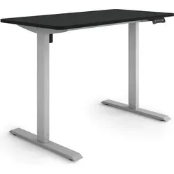 ESMART Germany ETX-121GB Ergonomischer Steh-Sitz-Schreibtisch Schwarz - Der ESMART elektrisch höhenverstellbare Schreibtisch bietet eine stufenlose Anpassung von 73,5 bis 123,5 cm. Ideal für flexibles Arbeiten, mit 3 Memory-Funktionen und leiser Motorsteuerung für optimalen Komfort.