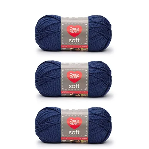 Produktbild Red Heart Weiches Garn, 3er-Pack, Königsblau, 3 Stück