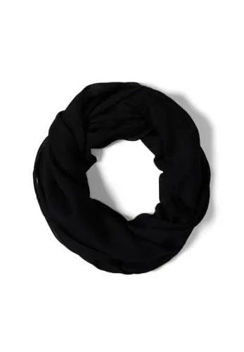 Cecil Damen Loop-Schal in Unifarbe in schwarz von CECIL