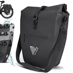 MiVelo 2in1 Fahrradtasche Gepäckträger 25L in schwarz von MiVelo