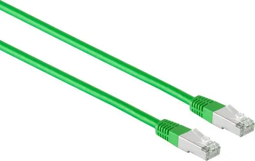 Patchkabel cat 6 S/FTP PIMF Halogenfrei grün 1m