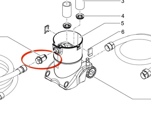 Oase BG Einlassverteiler schwarz 27248