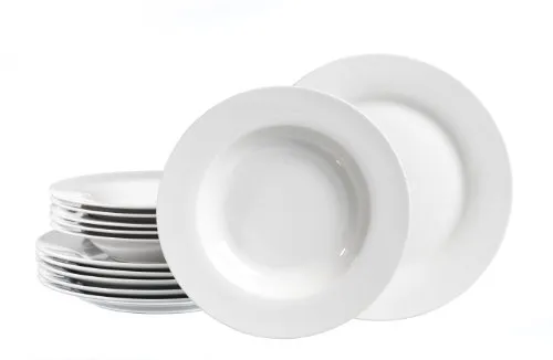 Ritzenhoff & Breker Tafelservice Bianco, 12-teilig, Porzellangeschirr