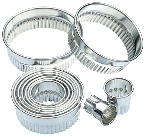 Kitchencraft Keks- Und Gebäckausstecher-set Of Metall-ausstechformen, 11tlg.